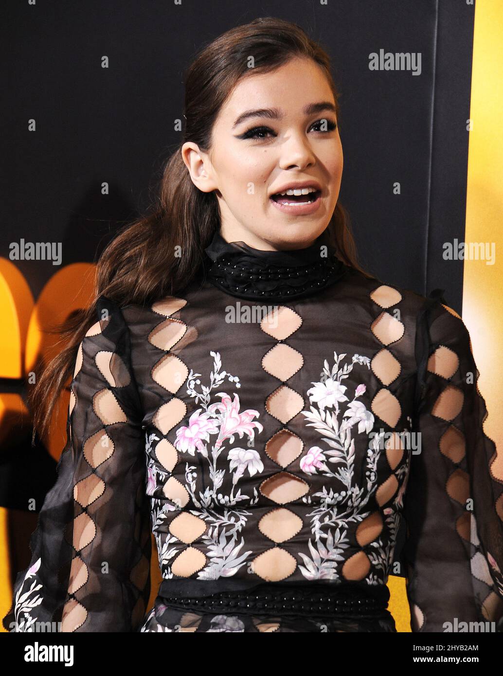 Hailee Steinfeld ad una proiezione speciale del film al Regal LA LIVE Theatre di mercoledì 9 novembre 2016, a Los Angeles. Foto Stock