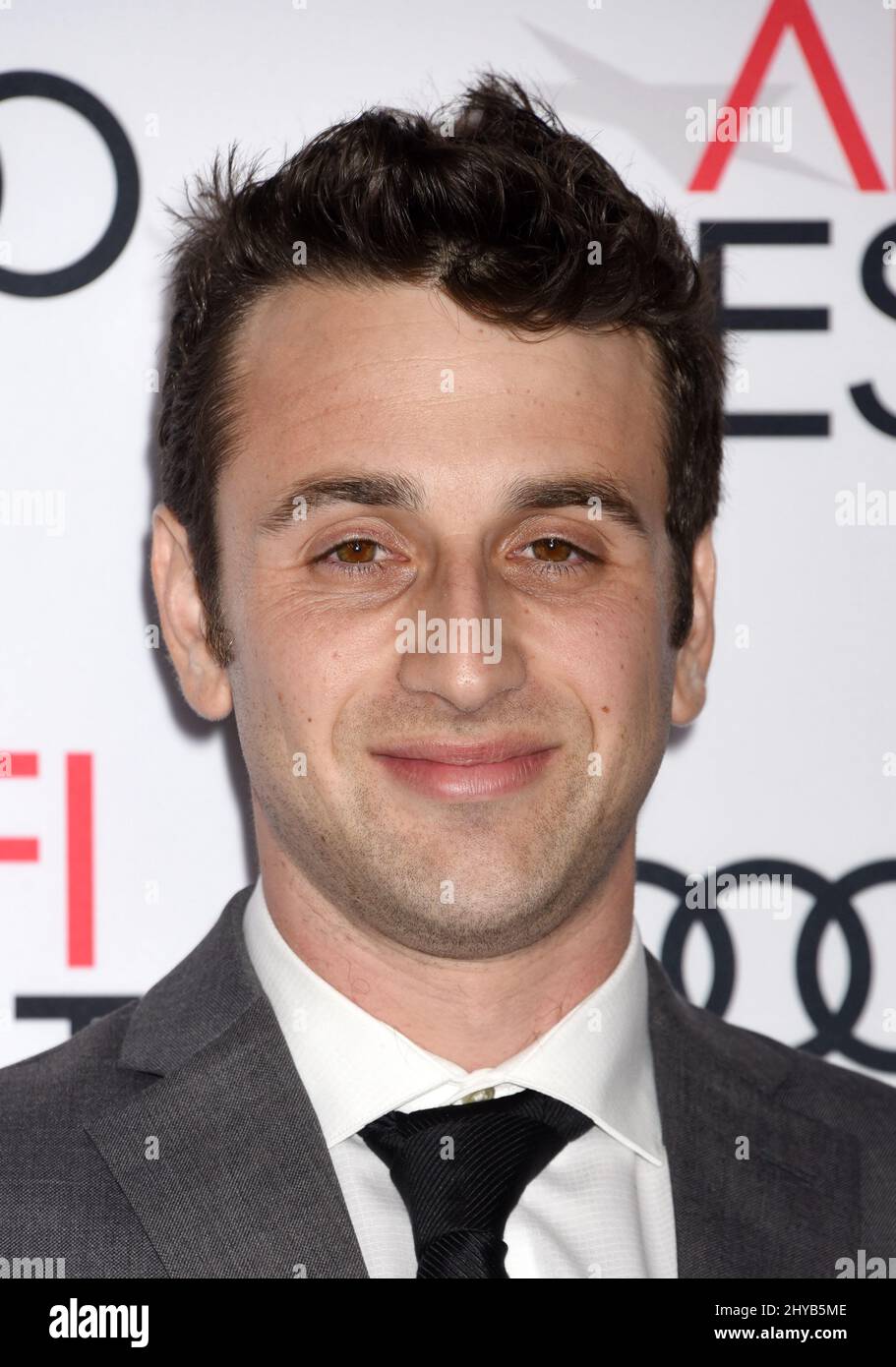 Justin Hurwitz partecipa alla proiezione AFI Fest 2016 di 'la Land' a Los Angeles Foto Stock