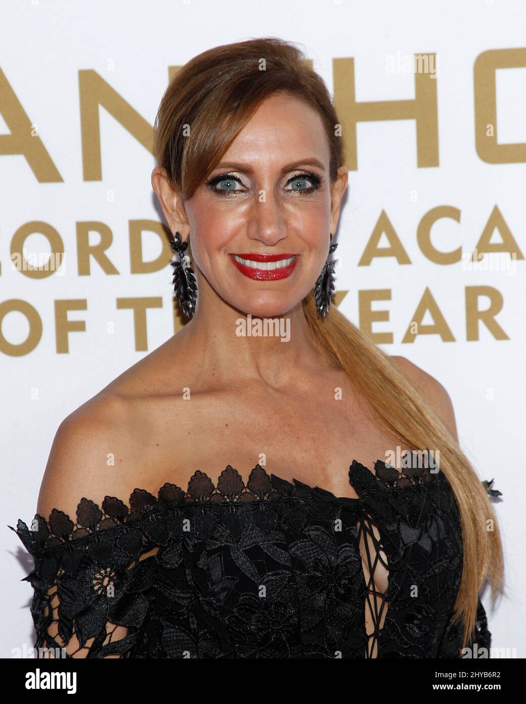 Lili Estefan partecipa al Tributo dell'anno 2016 dell'Accademia Latina di registrazione a Marc Anthony, MGM Grand Garden Arena Foto Stock