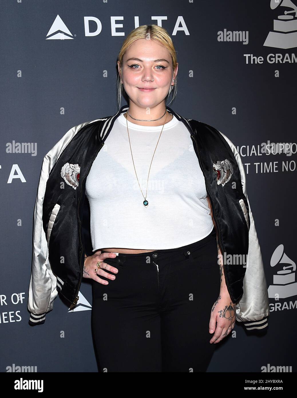 Elle King arriva per l'evento ufficiale Grammy della Delta Air Lines che si tiene a Beauty & Essex, Hollywood, Los Angeles, 9th febbraio 2017 Foto Stock