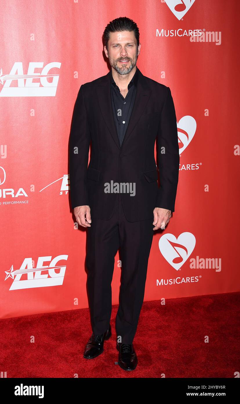 Greg Vaughan MusiCares, persona dell'anno in onore di Tom Petty, tenuto presso il Los Angeles Convention Center Foto Stock