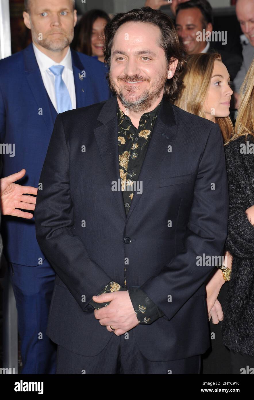 Ben Falcone arriva al 'Chips' Premiere tenuto al TCL Chinese Theatre Foto Stock