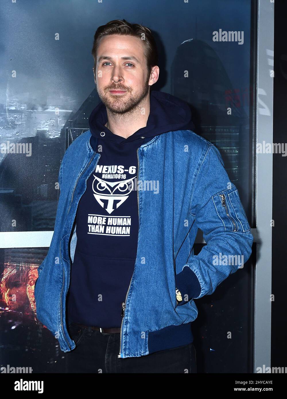 Ryan Gosling partecipa a una fotocall per Alcon Entertainment's Blade Runner 2049 al Cinemacon 2017 tenuto al Caesars Palace, a Los Angeles, California Foto Stock