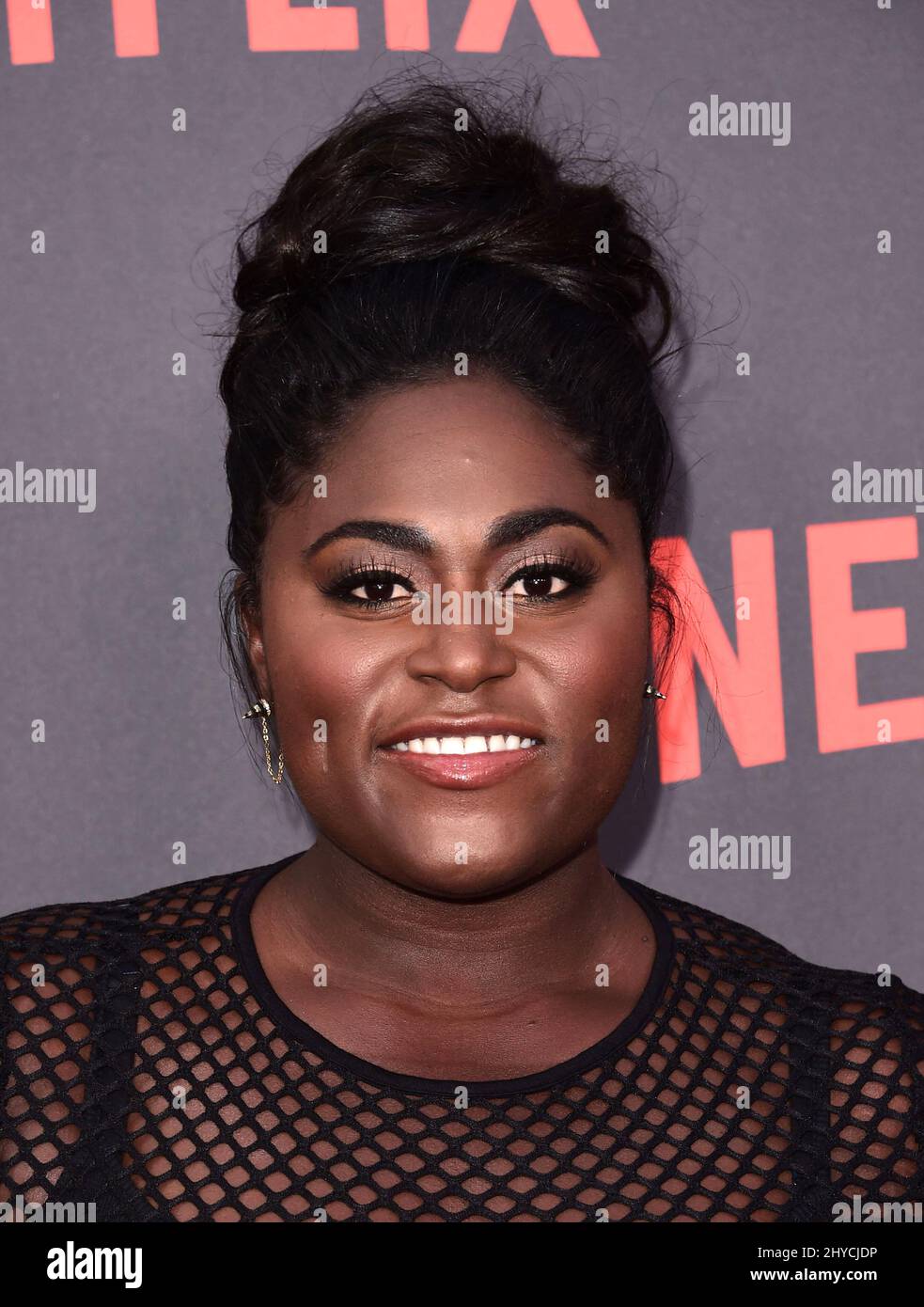 Danielle Brooks che partecipa a un Orange è il nuovo screening nero a Los Angeles Foto Stock