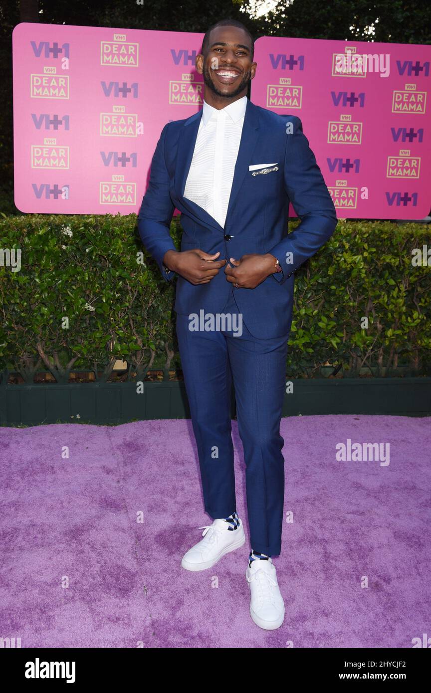 Chris Paul ha partecipato all'2nd annuale VH1 'Dear Mama: An Event to Honor Moms' tenutasi alla Biblioteca di Huntington Foto Stock