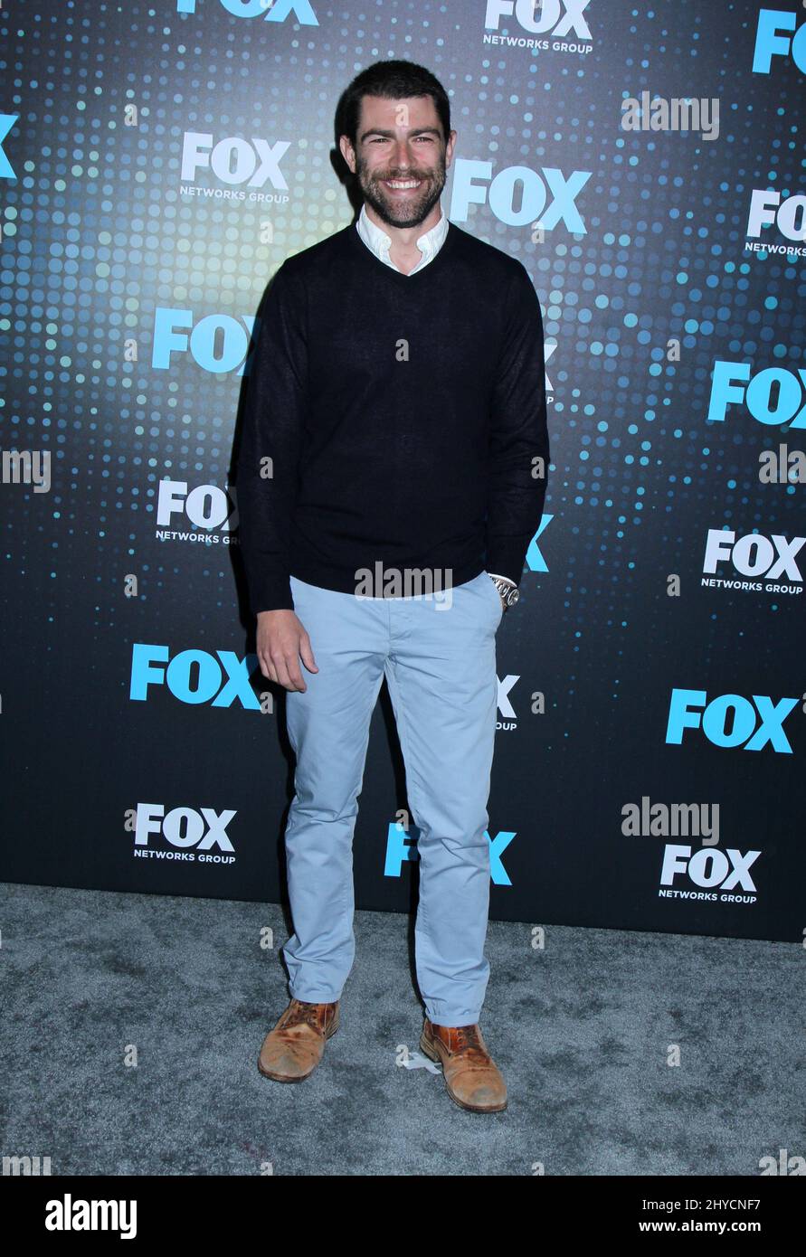 Max Greenfield partecipa AL programma FOX Networks 2017 che si tiene al Wollman Rink di Central Park il 15 maggio 2017 Foto Stock