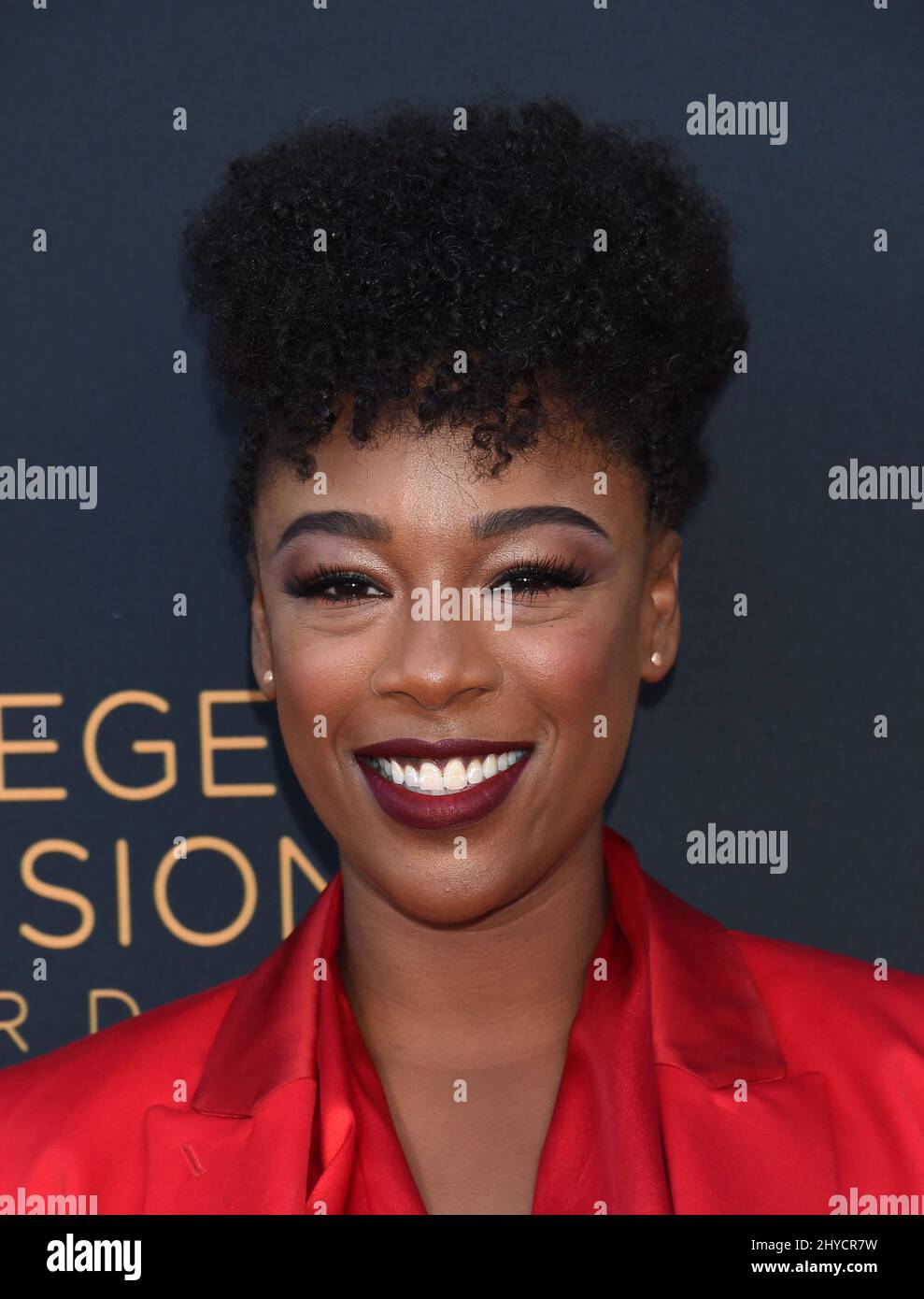 Samira Wiley partecipa ai 38th College Television Awards, della Television Academy Foundation, il braccio educativo e filantropico della Television Academy tenuto al Wolf Theatre presso il Saban Media Center Foto Stock