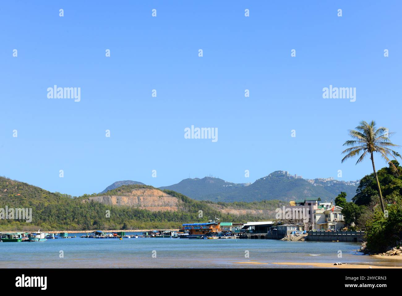 Pichic Bay, Lamma Island, Hong Kong. Foto Stock