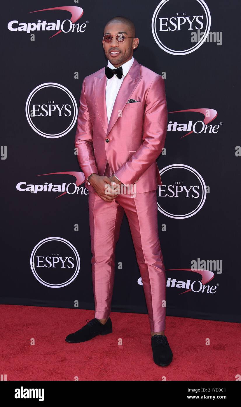 Orlando Scandrick partecipa all'ESPYS 25th tenuto al Microsoft Theatre di Los Angeles, California Foto Stock