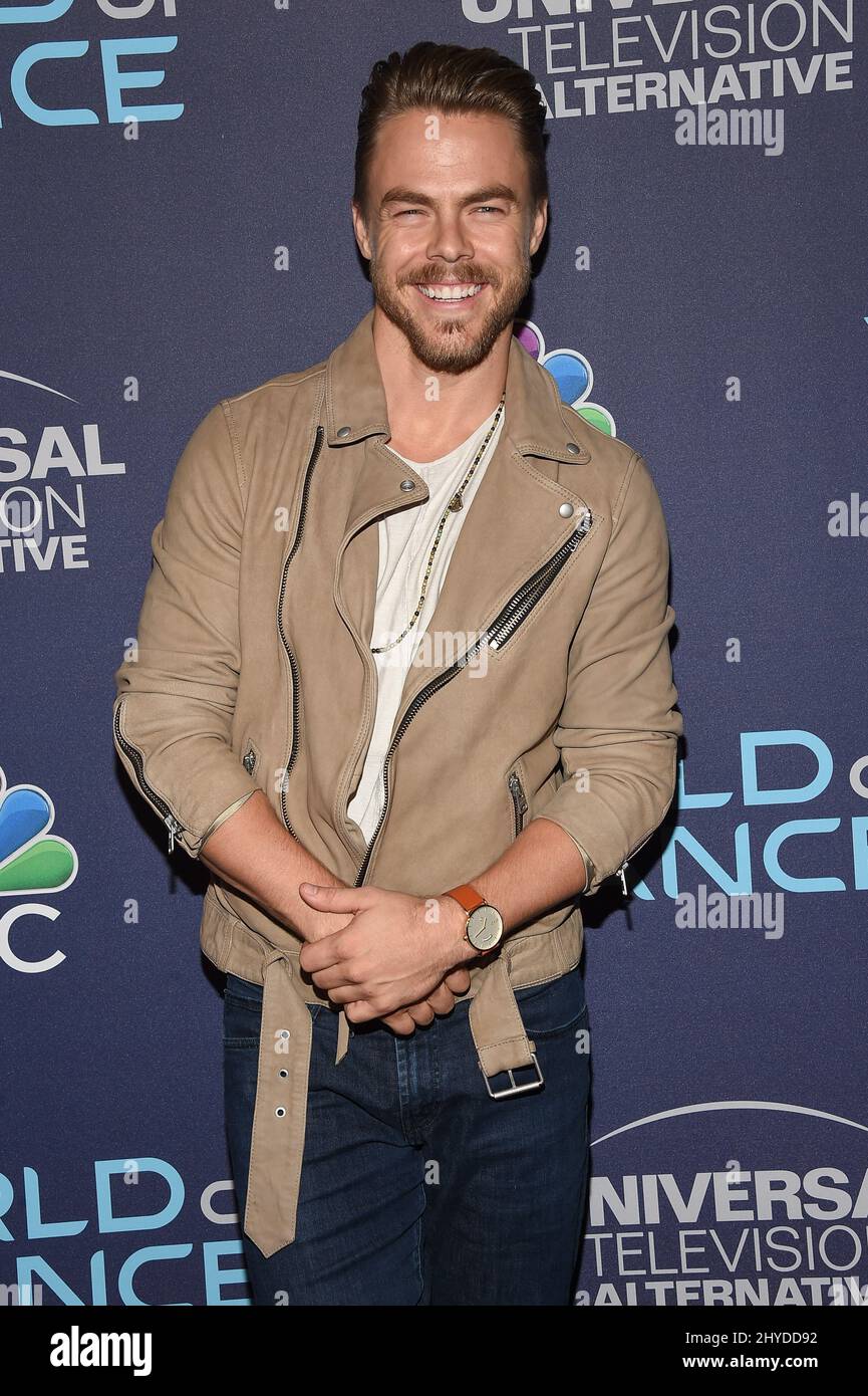 Derek Hough partecipa alla Celebrazione del mondo della danza tenutasi a Delilah Foto Stock