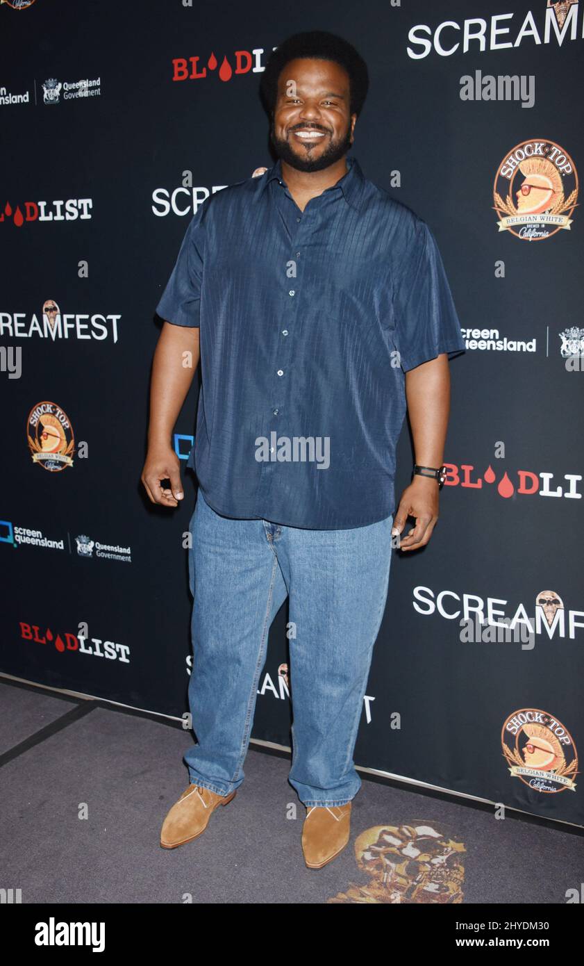 Craig Robinson partecipa allo Screamfest 'Tragedy Girls' 2017 Los Angeles Premiere tenuto al TCL Chinese Theatre 6 a Los Angeles, USA Foto Stock