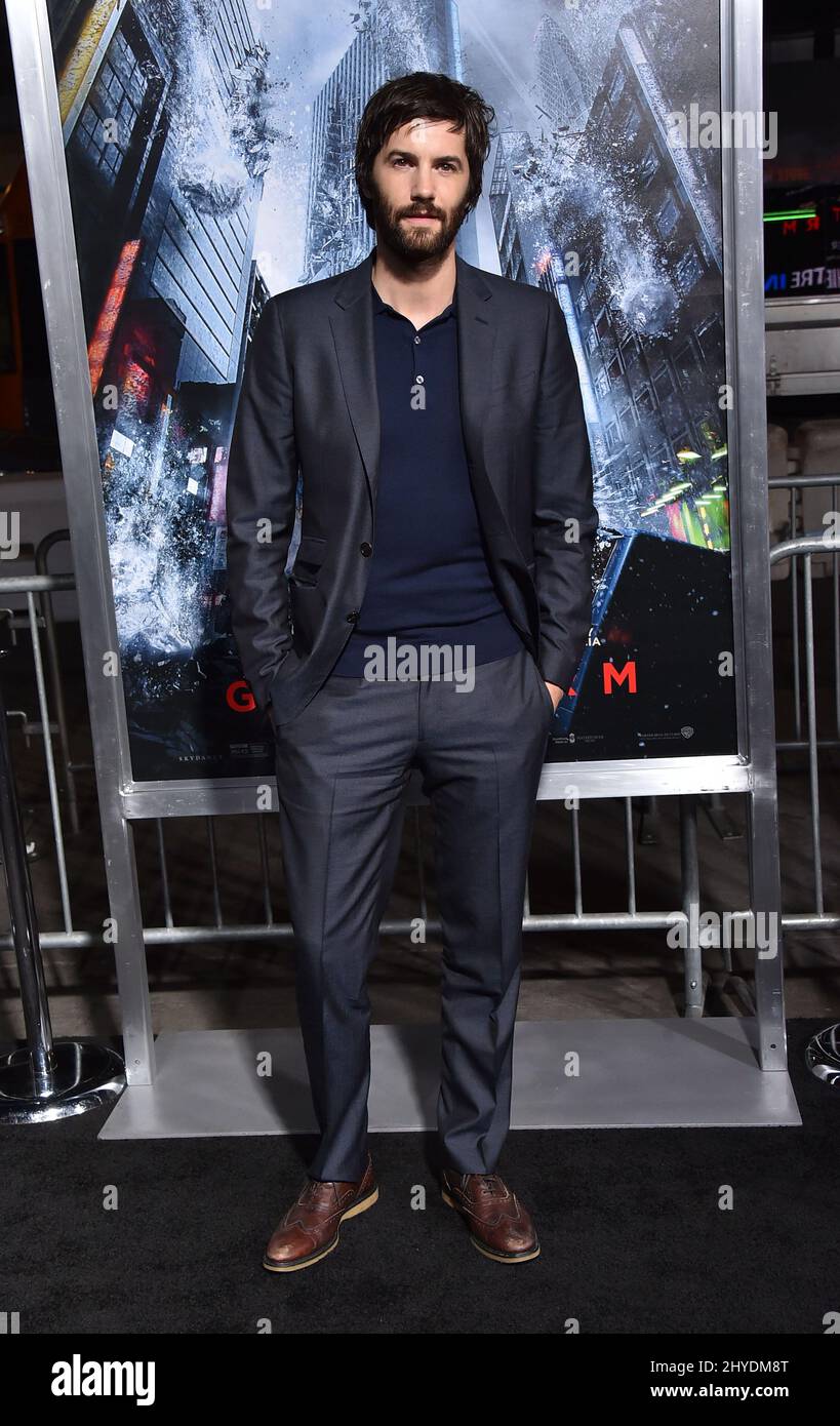 Jim Sturgess partecipa al 'Geostom' World Premiere tenuto al TCL Chinese Theatre IMAX di Los Angeles, USA Foto Stock