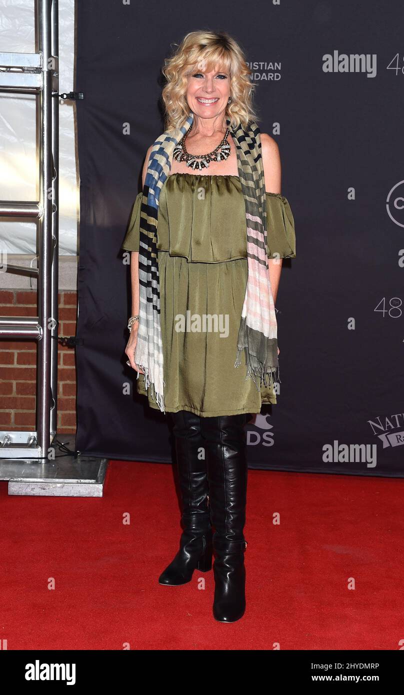 Debby Boone partecipa all'annuale GMA dove Awards 48th, che si tiene presso la Allen Arena della Lipscomb University a Los Angeles, USA Foto Stock