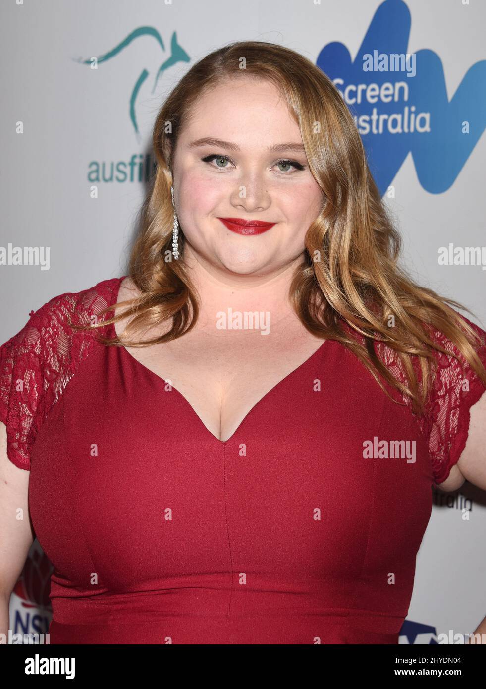 Danielle Macdonald partecipa agli Australiani in Film 6th Gala annuale dei premi che si tiene alla Neuehouse Hollywood Foto Stock