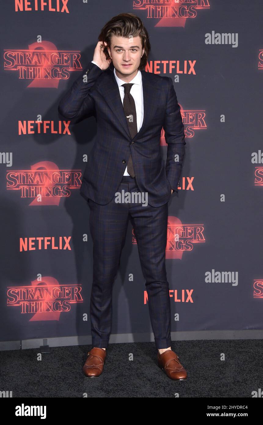 Joe Keery partecipa al Netflix's Stranger Things 2 Premiere Event Foto Stock