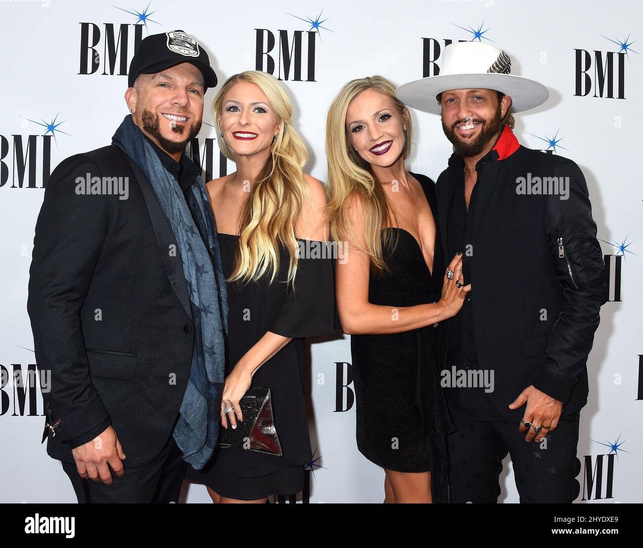 Chris Lucas, Kaitlyn Lucas, Preston Brust e Kristen White in occasione dei premi annuali BMI Country Awards 65th che si sono tenuti presso la sede centrale BMI il 7 novembre 2017 a Nashville, TN. Foto Stock