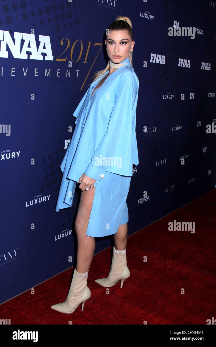 Hailey Baldwin partecipa ai FN Achievement Awards 31st a New York Foto Stock