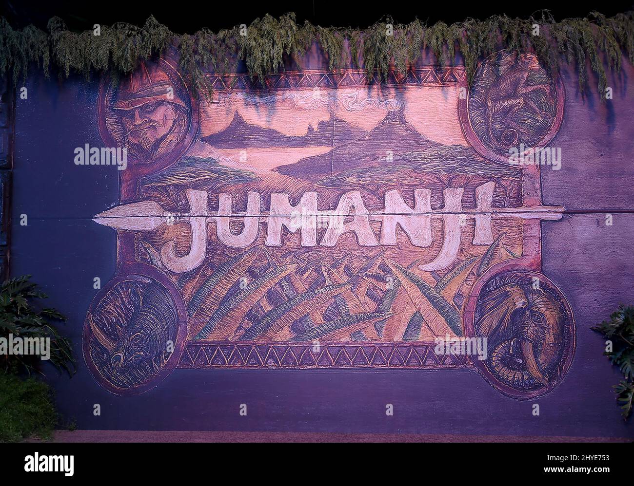 Atmosfera partecipare al Jumanji: Benvenuti al Jungle Premiere di Los Angeles Foto Stock