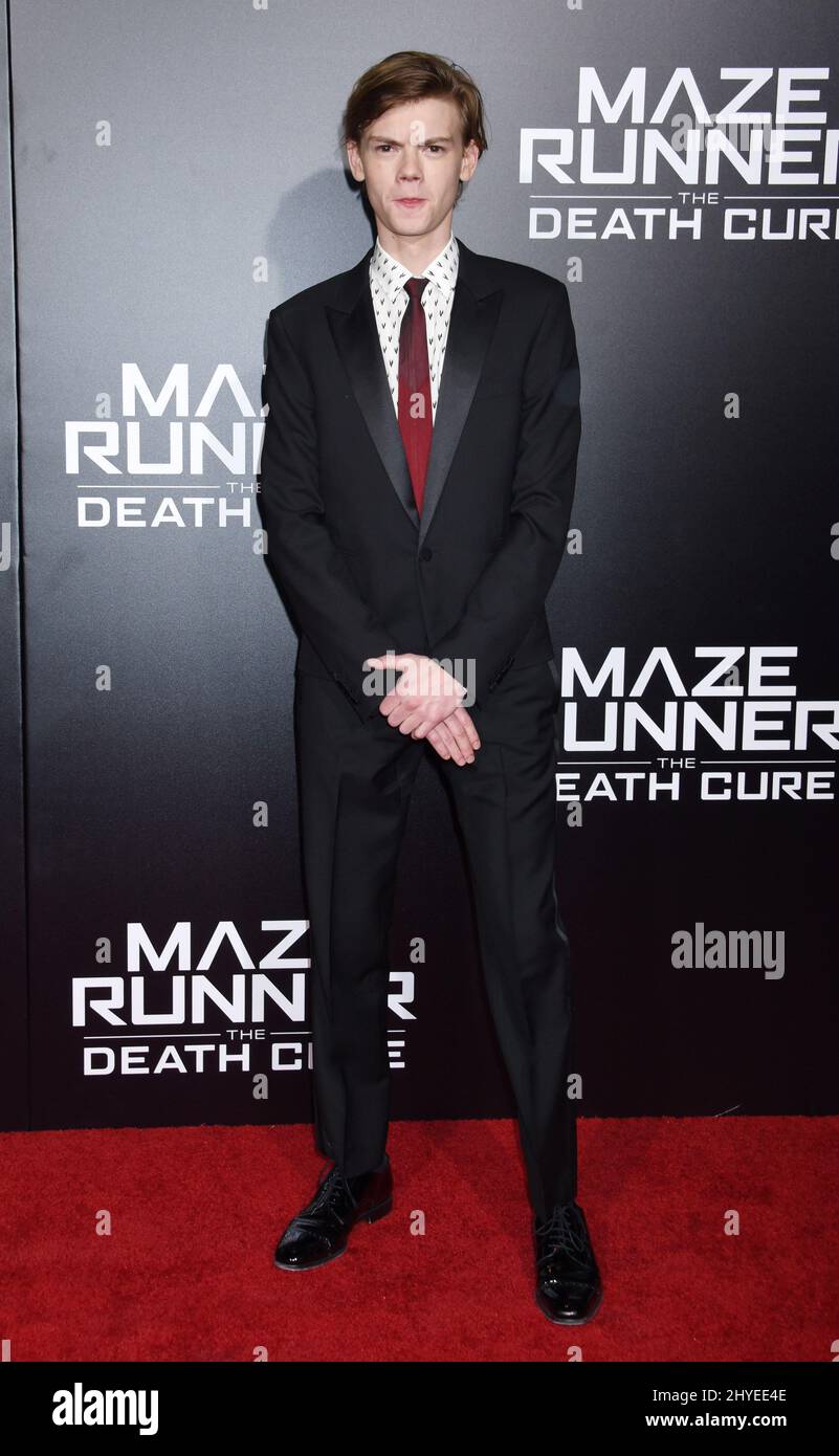 Thomas Brodie-Sangster al 20th Century Fox's 'mazze Runner: The Death Cure' Fan Screening tenuto presso l'AMC Century City 15 il 18 gennaio 2018 a Century City, CA Foto Stock