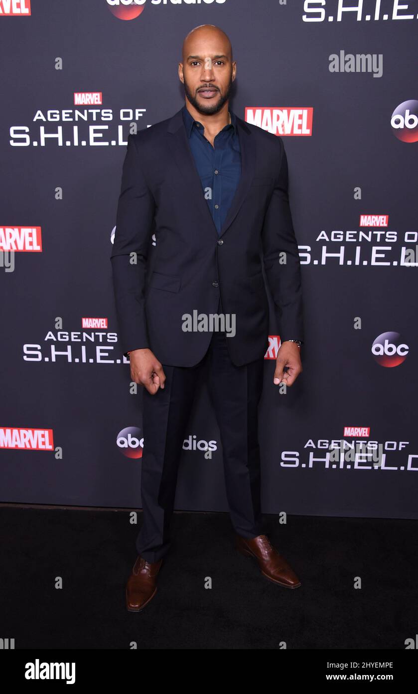 Henry Simmons alla Marvel's Agents of S.H.I.E.L.D.D.100th Episode Celebration tenutasi a OHM Nightclub il 24 febbraio 2018 a Hollywood, CA. Foto Stock