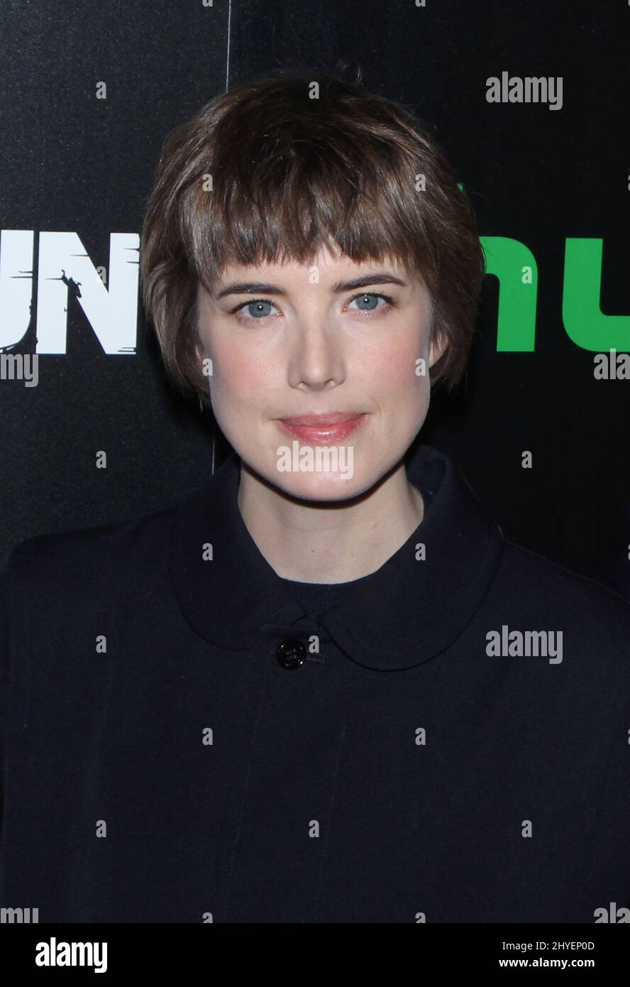 Agyness Deyn partecipa alla Premiere americana di Hulu Original Series 'Hard Sun' a New York Foto Stock