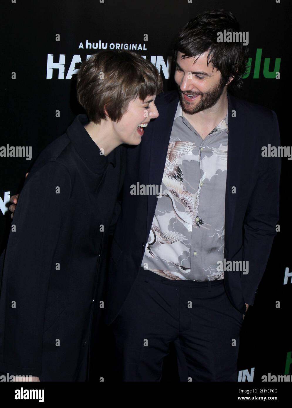 Agyness Deyn & Jim Sturgess partecipa alla Premiere americana della serie originale Hulu 'Hard Sun' a New York Foto Stock