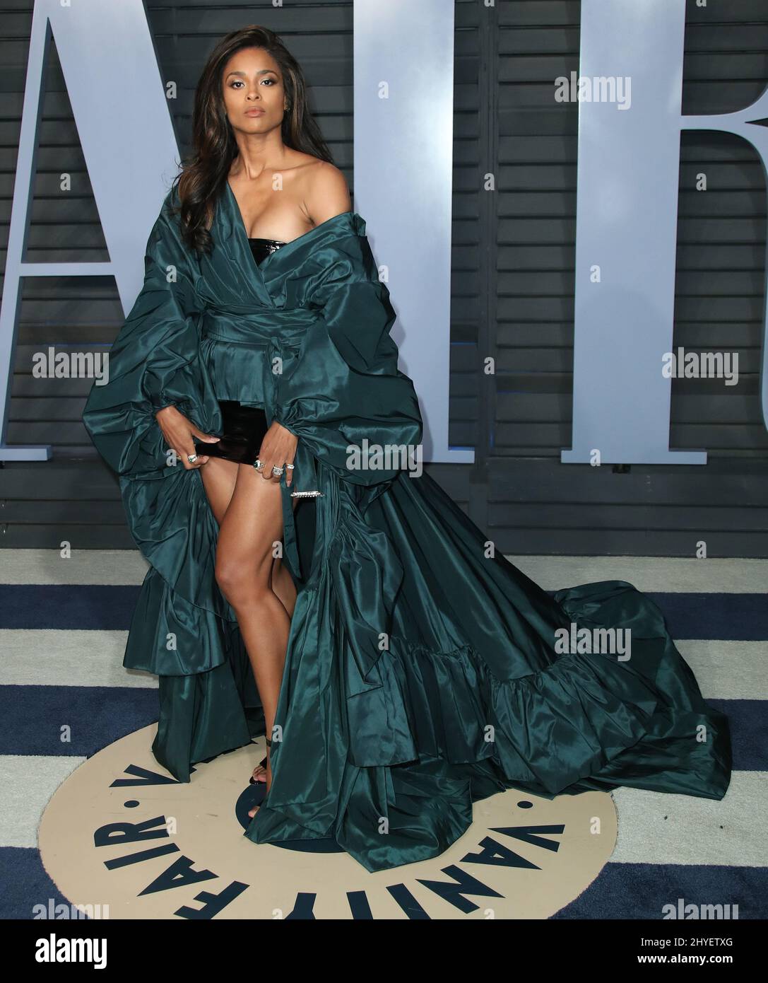 Ciara al Vanity Fair Oscar Party 2018, ospitato da Radhika Jones, tenuto presso il Walis Annenberg Center for the Performing Arts il 4 marzo 2018 Beverly Hills, CA. Foto Stock