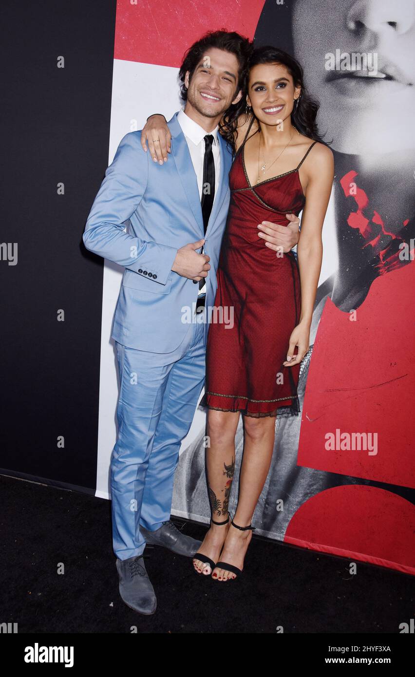 Tyler Posey e Sophia Ali alla prima di Universal Pictures 'Blumhouse's Truth or dare' tenutasi presso l'ARCLIGHT Cinemas Cinema Dome il 12 aprile 2018 a Hollywood, Los Angleles Foto Stock