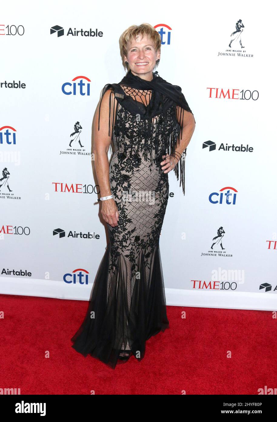 Peggy Whitson partecipa al Time Gala 100 al Lincoln Center di New York Foto Stock