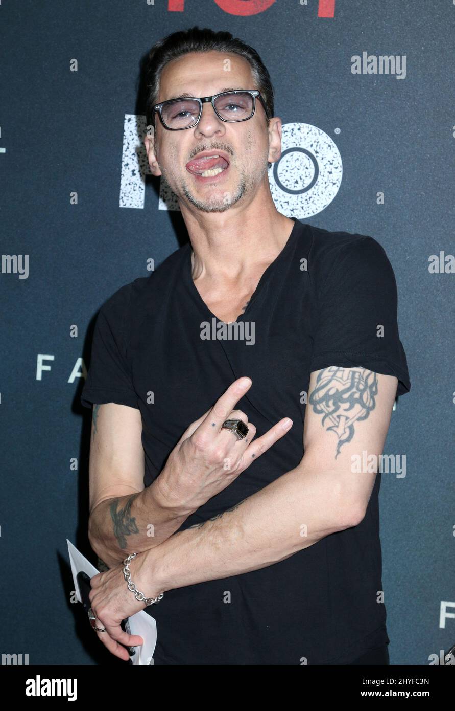 Dave Gahan partecipa al Fahrenheit 451 Premiere tenuto al centro di skirball di NYU il 8 maggio 2018. Foto Stock