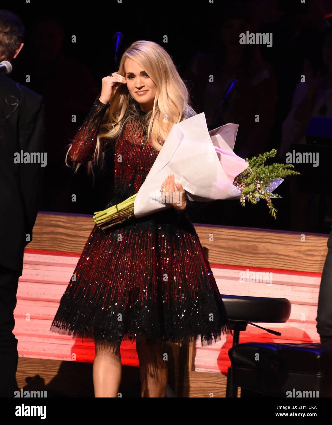 Carrie Underwood (Roses di Randy Travis) festeggia 10 anni come membro del Grand Ole Opry il 11 maggio 2018 a Nashville, Tennessee Foto Stock