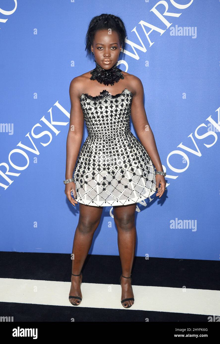 Lupita Nyong'o al CFDA Fashion Awards 2018 tenutosi al Brooklyn Museum il 4 giugno 2018 a Brooklyn, NY Foto Stock
