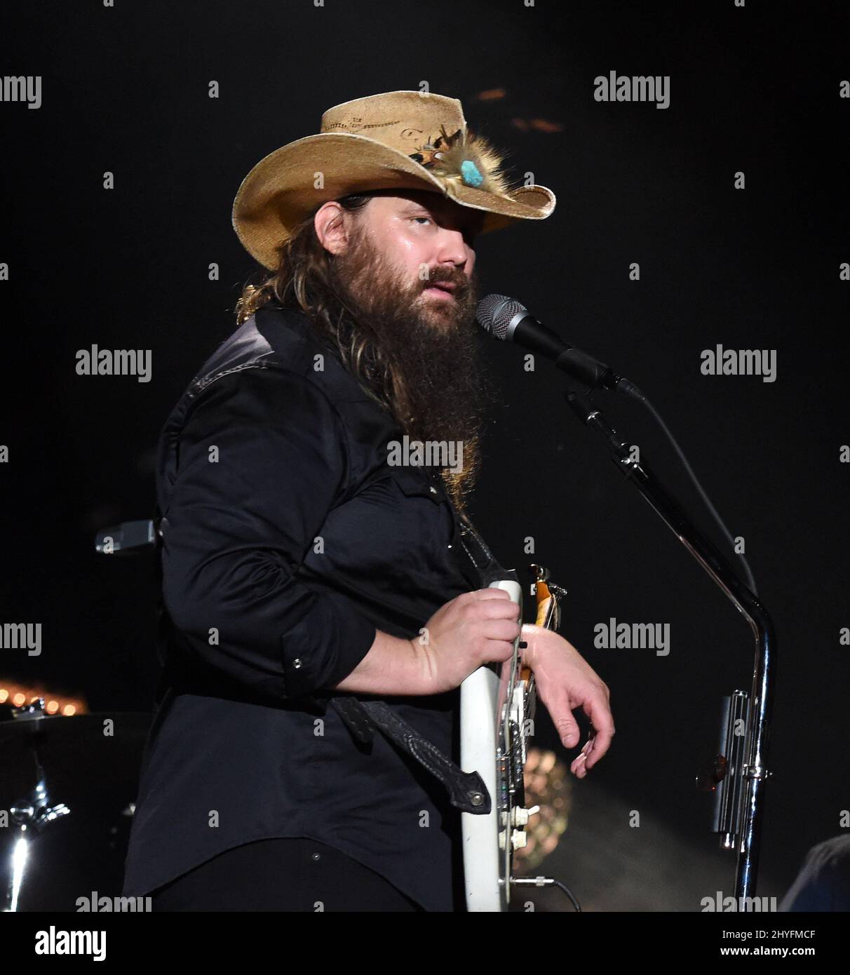 Chris Stapleton partecipa al concerto serale del CMA Music Fest che si tiene al Nissan Stadium Foto Stock