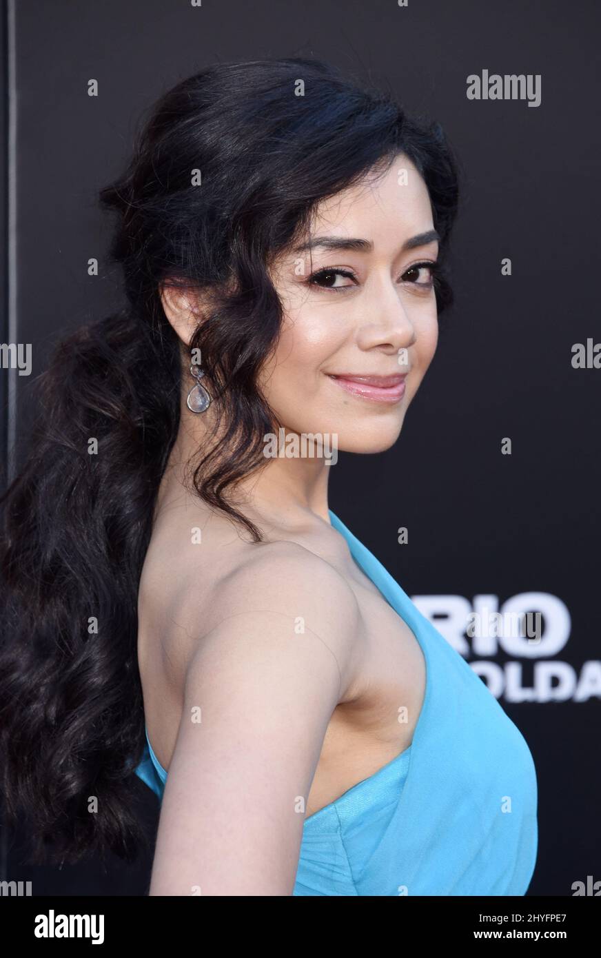 Aimee Garcia al 'Salario: Giorno del Soldado' Los Angeles Premiere tenuto al Regency Village Theatre il 26 giugno 2018 a Westwood, CA. Foto Stock