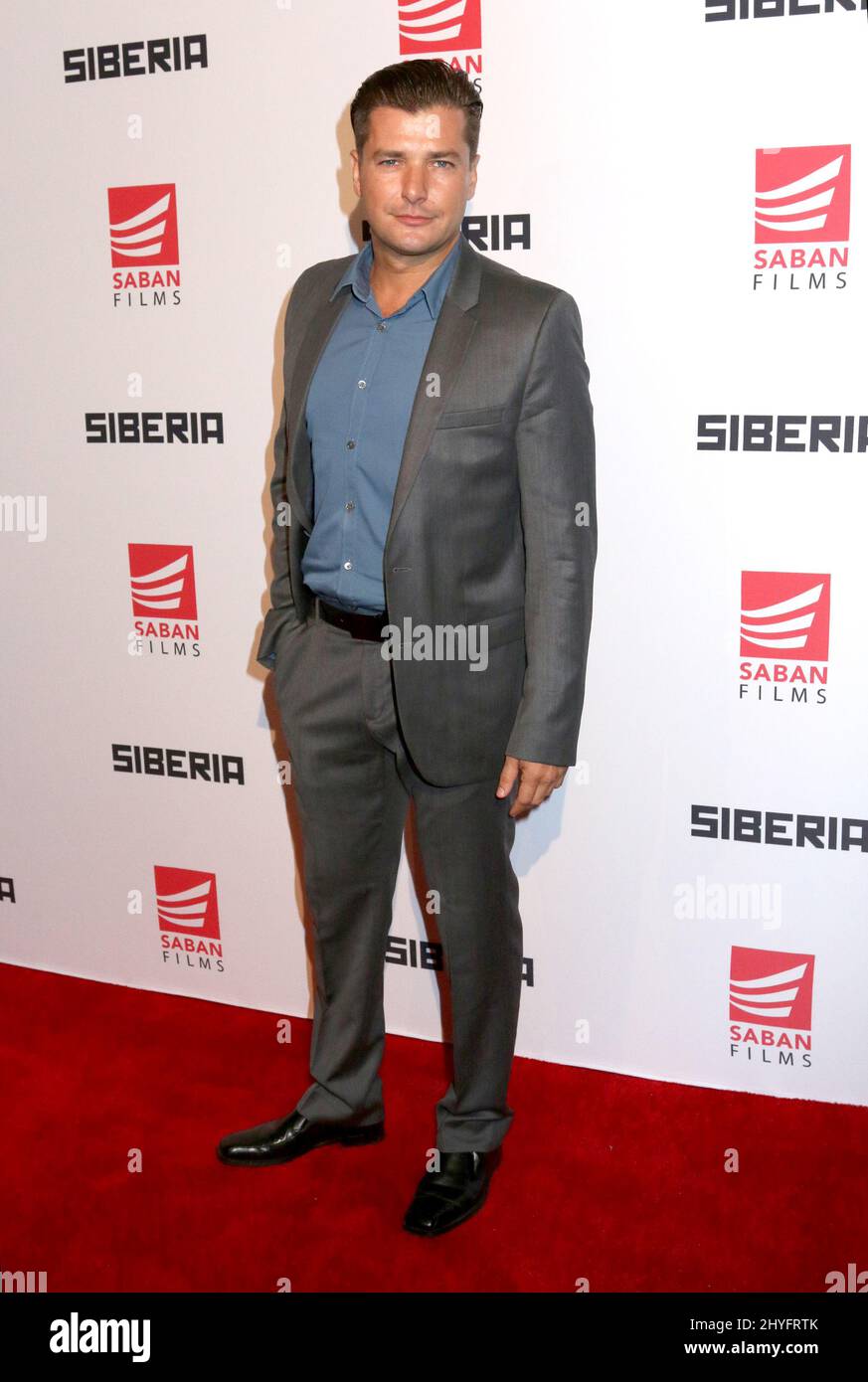 Alex Kudrytsky partecipa alla Siberia New York Premiere tenutasi al Metrograph il 11 luglio 2018. Foto Stock