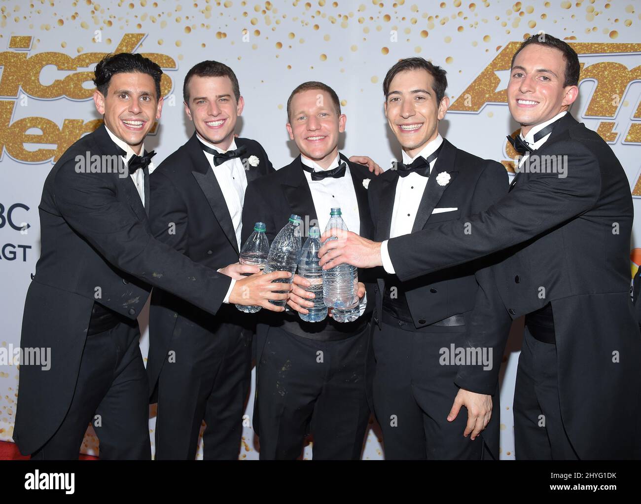 Human Fountains all'America's Got Talent show screening dal vivo e tappeto rosso tenuto al Dolby Theatre il 14 agosto 2018 a Hollywood, California. Foto Stock