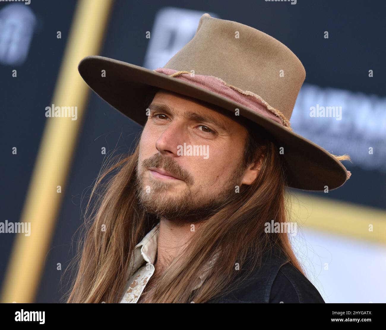 Lukas Nelson che partecipa alla prima di Una stella è sopportato, a Los Angeles, California Foto Stock