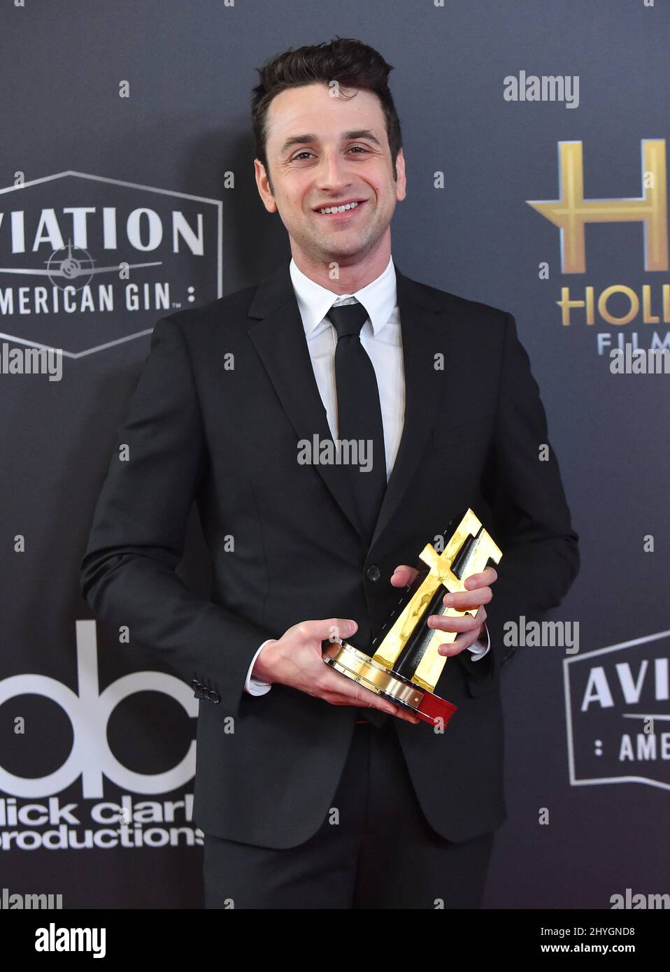 Justin Hurwitz in the 22nd Annual Hollywood Film Awards - Arrivi al Beverly Hilton Hotel il 4 novembre 2018 a Beverly Hills, USA Foto Stock