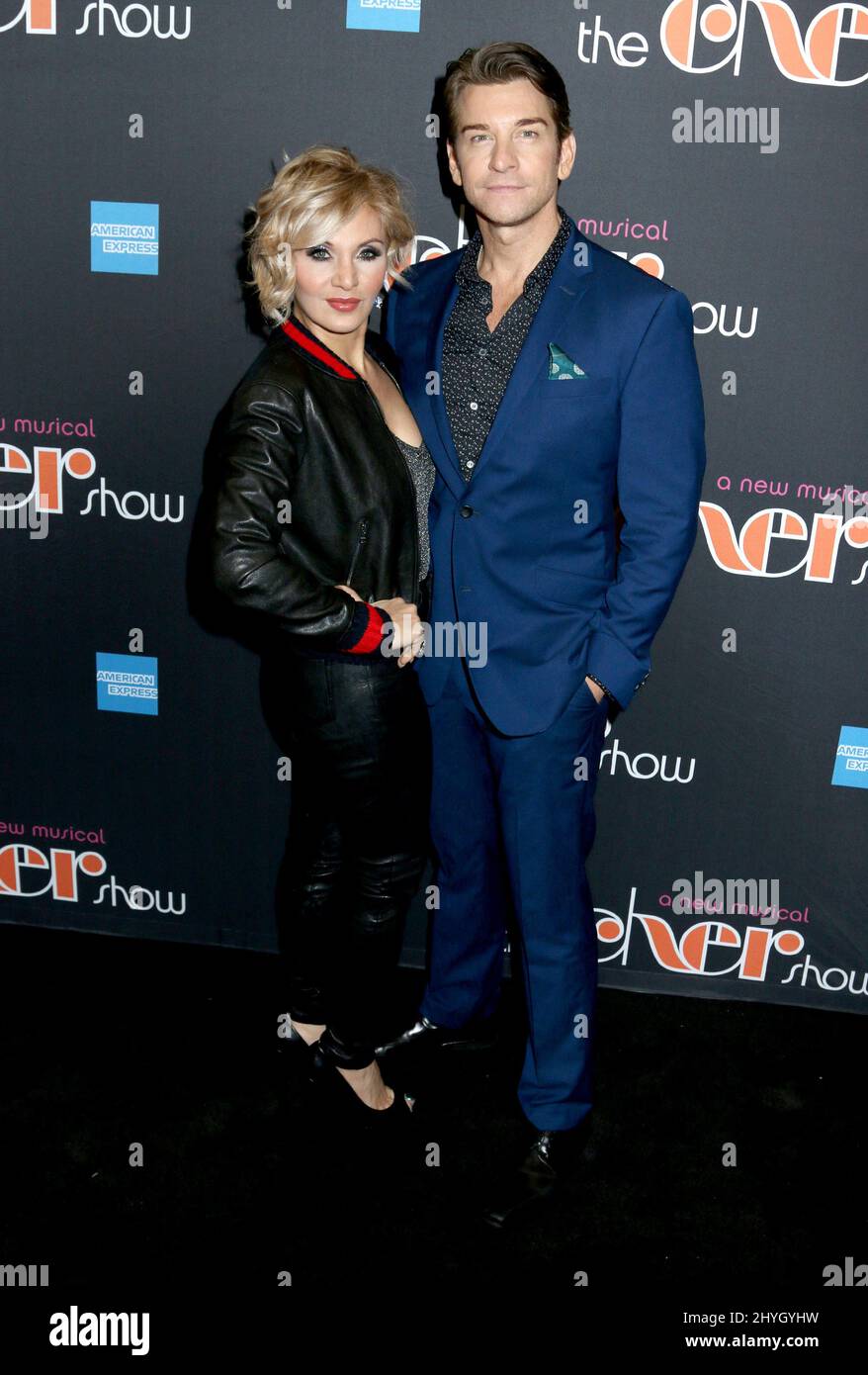 Orfeh e Andy Karl partecipano agli Arrivi notturni di apertura di Broadway del 'Cher Show' che si sono tenuti al Neil Simon Theatre il 3 dicembre 2018 a New York City, NY Foto Stock