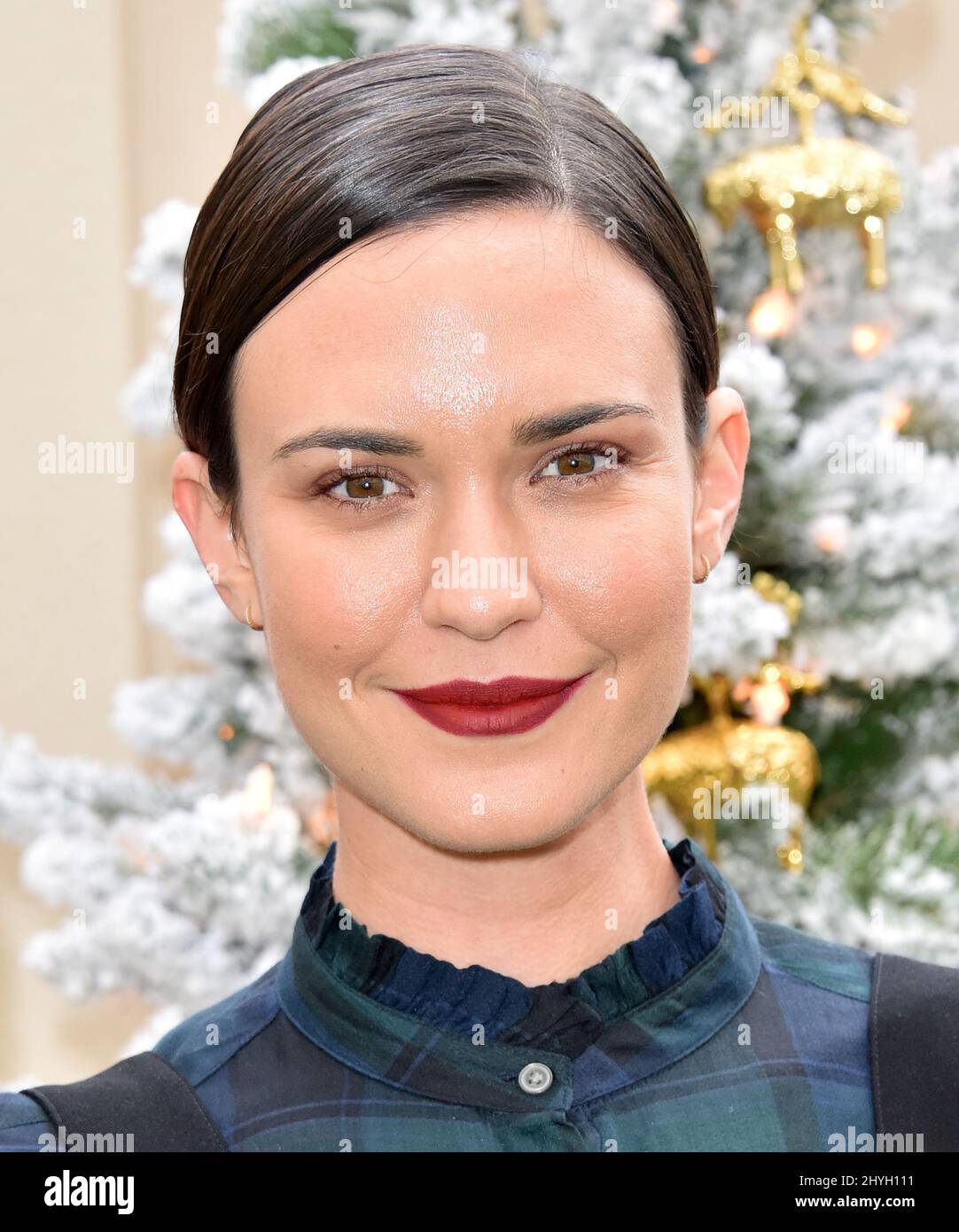 Odette Annable Arriving for the Brooks Brothers x St. Jude Holiday Event tenutasi presso il Beverly Wilshire Hotel il 9 dicembre 2018 a Beverly Hills, Los Angeles Foto Stock