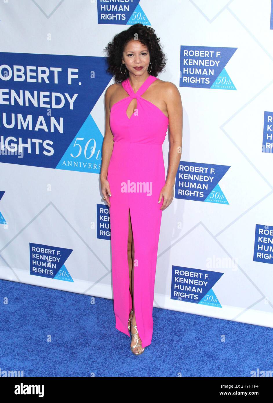 Gloria Reuben partecipa al Ripple of Hope Awards 2018 tenutosi a New York Foto Stock
