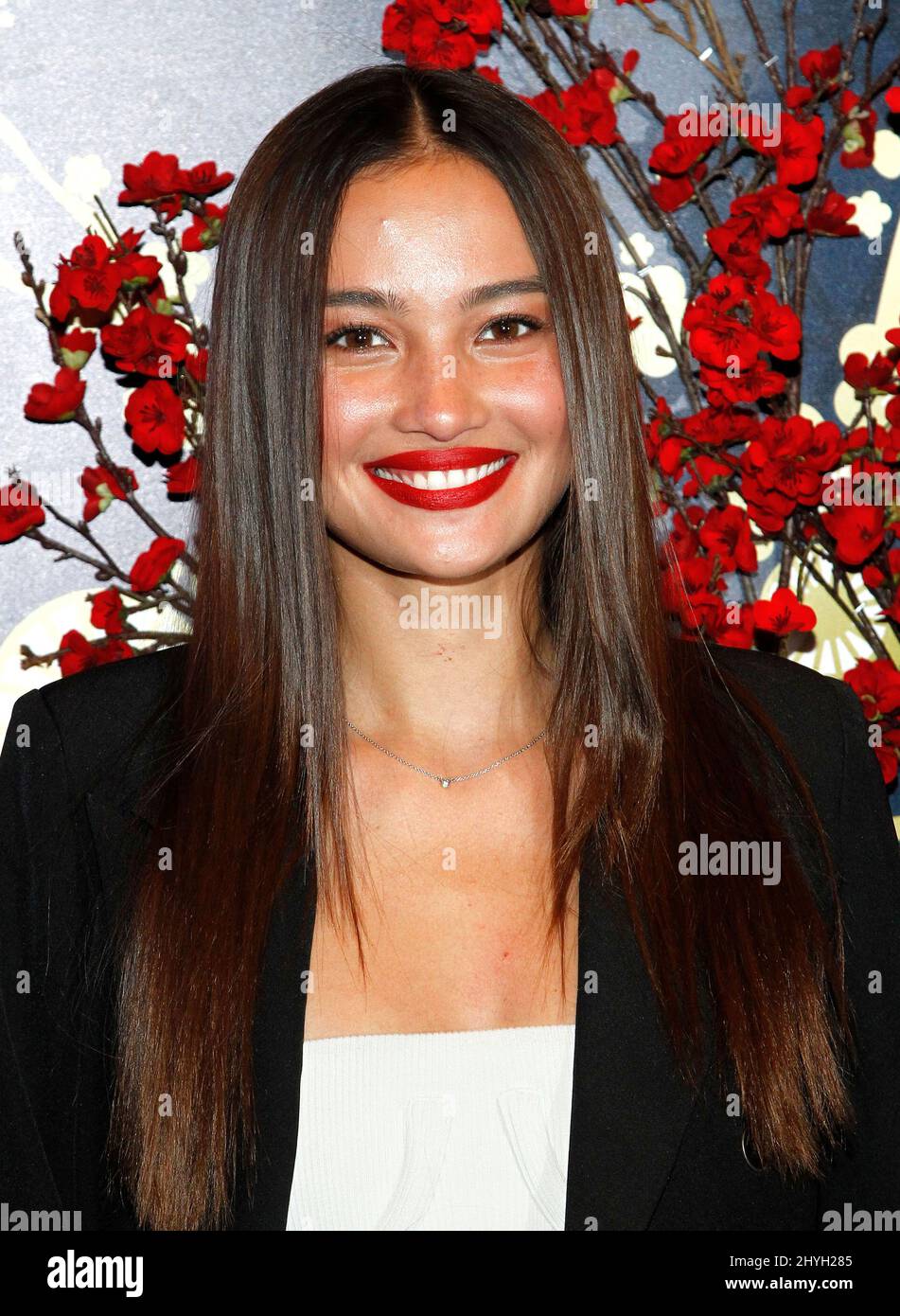 Kelsey Merritt partecipa alla Mott 32 Restaurant Grand Opening, il Palazzo al Venetian Resort di Las Vegas Foto Stock