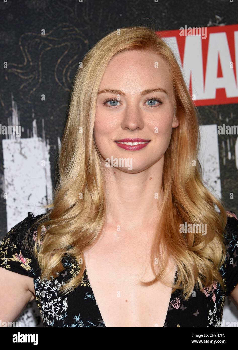 Deborah Ann Woll al 'Punisher' L.A. di Marvel Speciale Screening tenuto presso i cinema ARCLIGHT di Hollywood Foto Stock