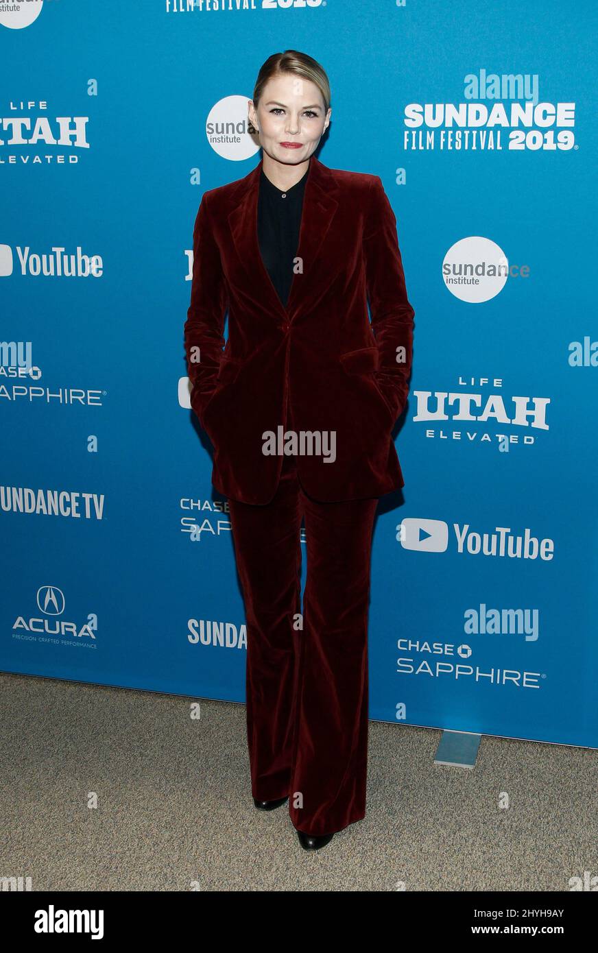 Jennifer Morrison alla prima di 'The Report' durante il Sundance Film Festival 2019 tenuto al Teatro Eccles il 26 gennaio 2019 a Park City. Foto Stock