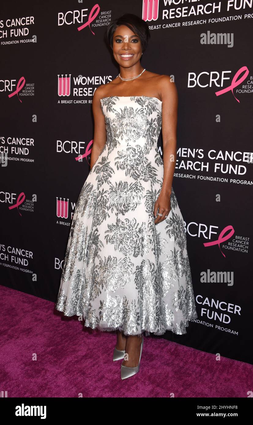 Gabrielle Union arriva al Women's Cancer Research Fund, un indimenticabile serata di beneficenza Gala che si tiene presso il Beverly Wilshire Hotel il 28 febbraio 2019 a Beverly Hills, California. Foto Stock