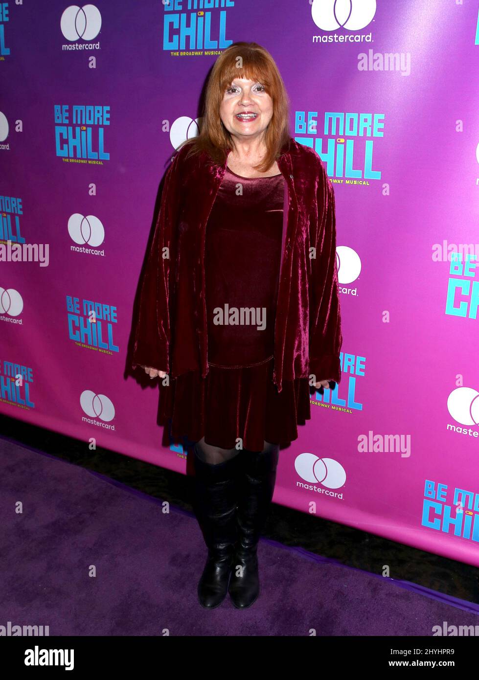 Annie Golden partecipa al party notturno di apertura "Be More Chill" tenutosi a Gotham Hall il 10 marzo 2019 a New York City, NY Foto Stock