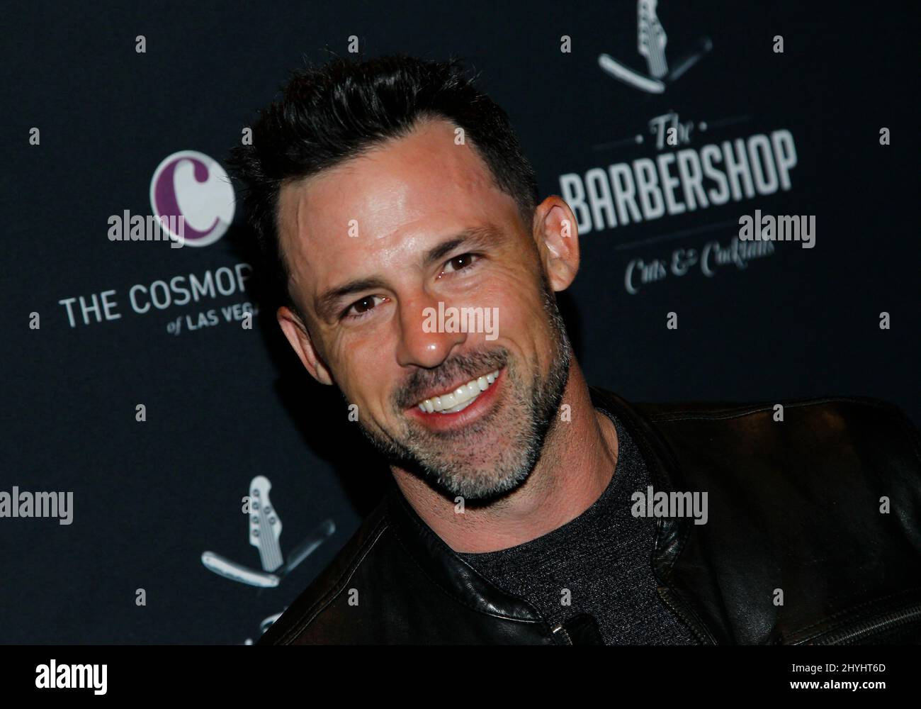 Philip Boyd al grande fine settimana di apertura del Barbershop tagli & cocktail nel Cosmopolitan il 16 marzo 2019 a Las Vegas. Foto Stock