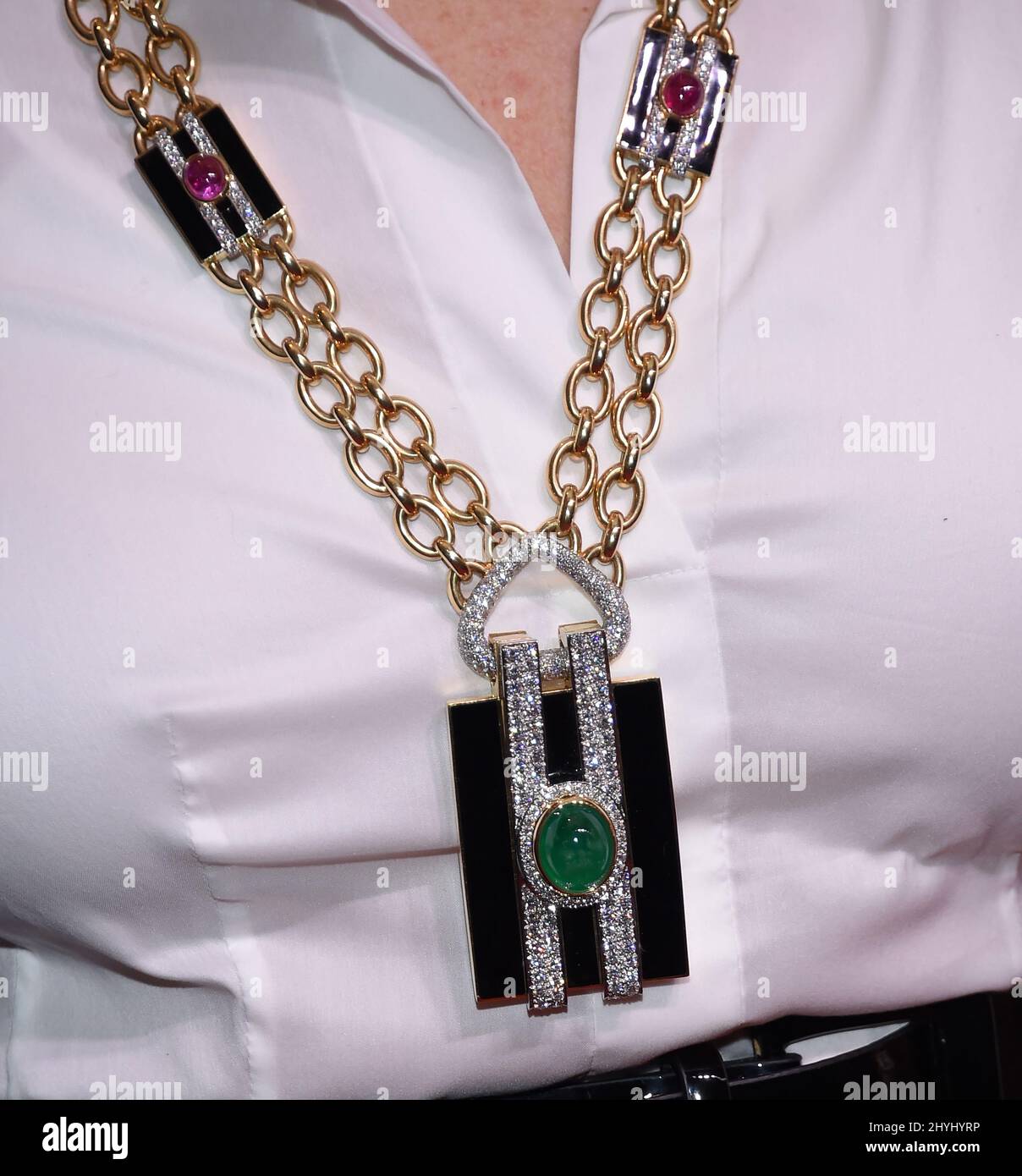 Helen Mirren arrivo al pranzo dei Fratelli della Warner - CinemaCon 2019 al Caesars Palace Foto Stock