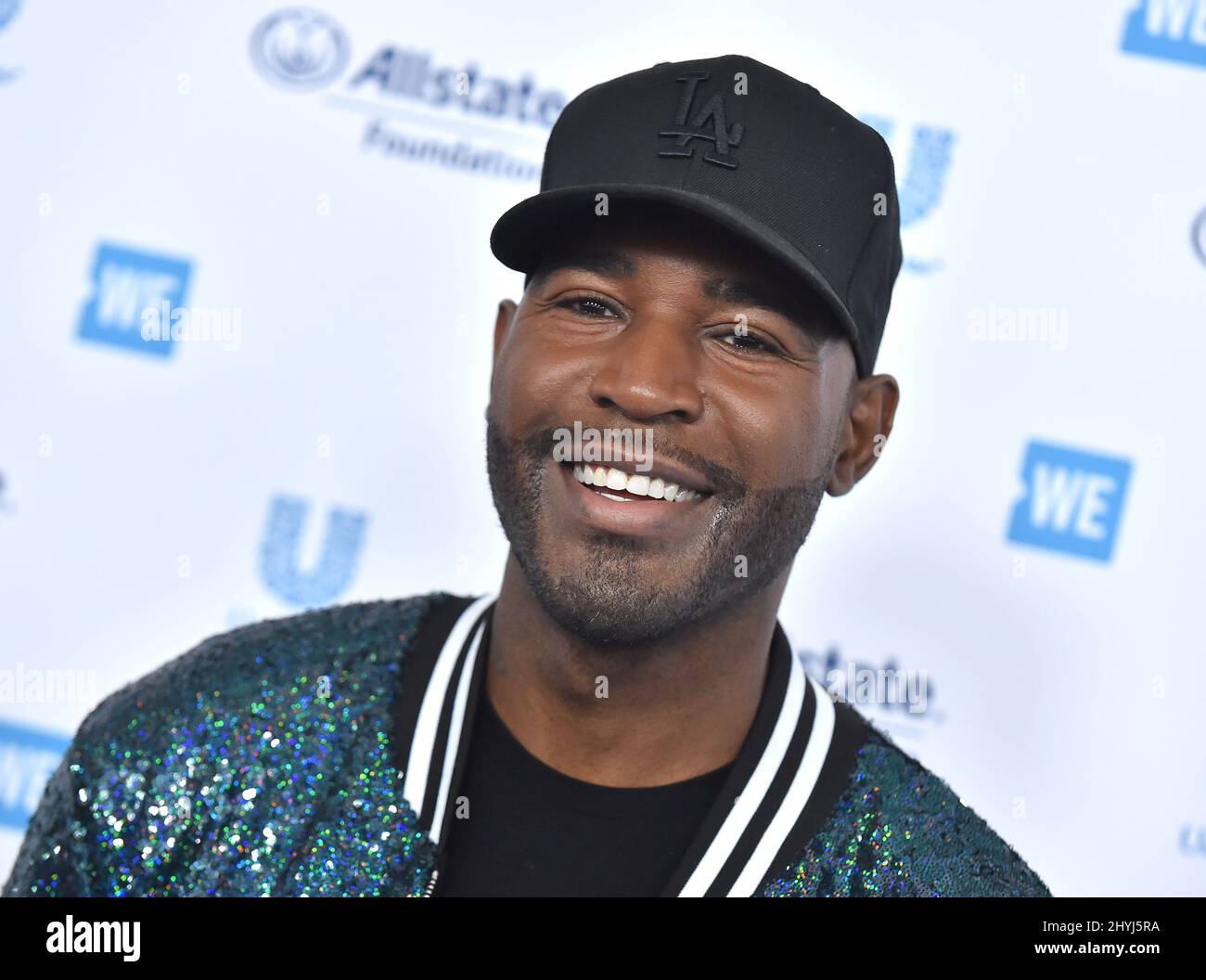 Karamo Brown al WE Day California tenuto nel Forum il 25 aprile 2019 a Los Angeles, CA. Foto Stock