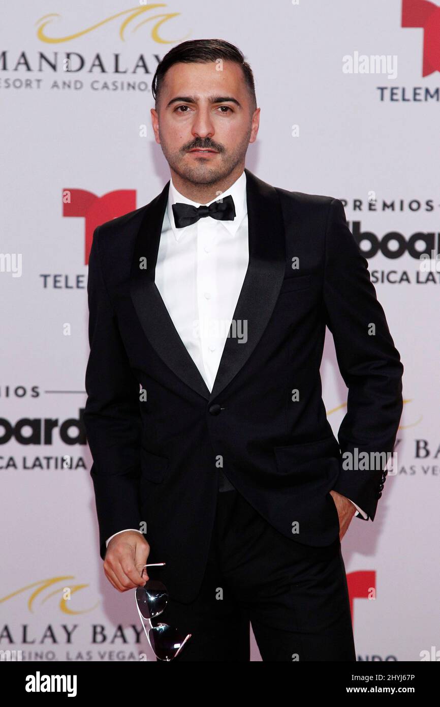 El Guincho partecipa al Billboard Latin Music Awards 2019 che si tiene presso il Mandalay Bay Resort & Casino di Las Vegas Foto Stock